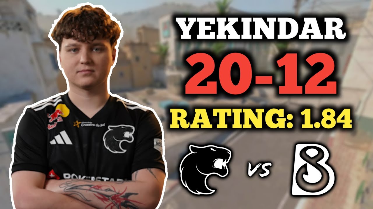 CS2 DEMO | YEKINDAR (20-12) FURIA vs B8 (DUST2) | BLAST AUSTIN MAJOR 2025 STAGE 2