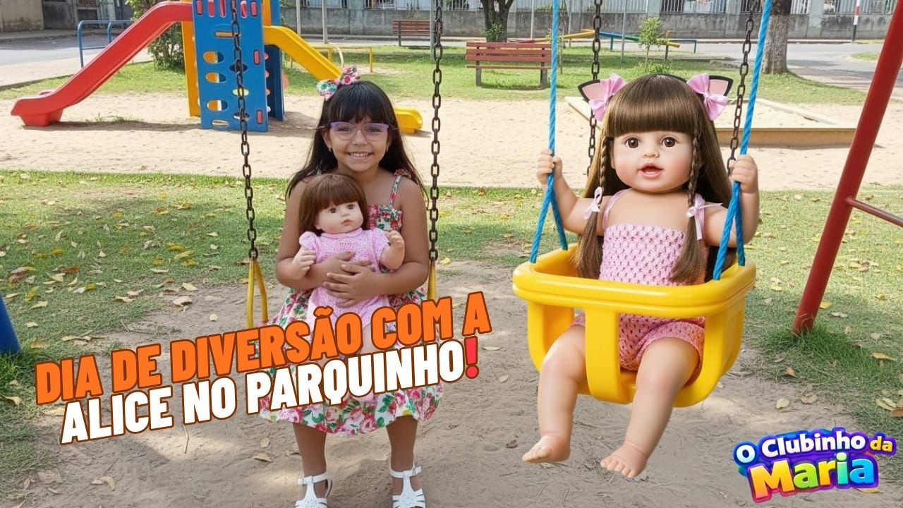 Maria e Alice no Parquinho | Um Dia de Brincadeiras no Clubinho da Maria