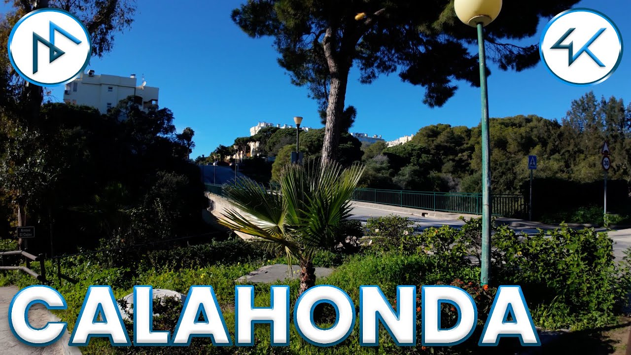 🌴 Walking Tour Calahonda in Mijas, Spain 🇪🇸 | 4K