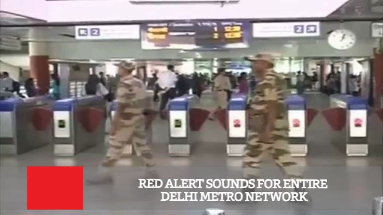 Red Alert Sounds For Entire Delhi Metro Network