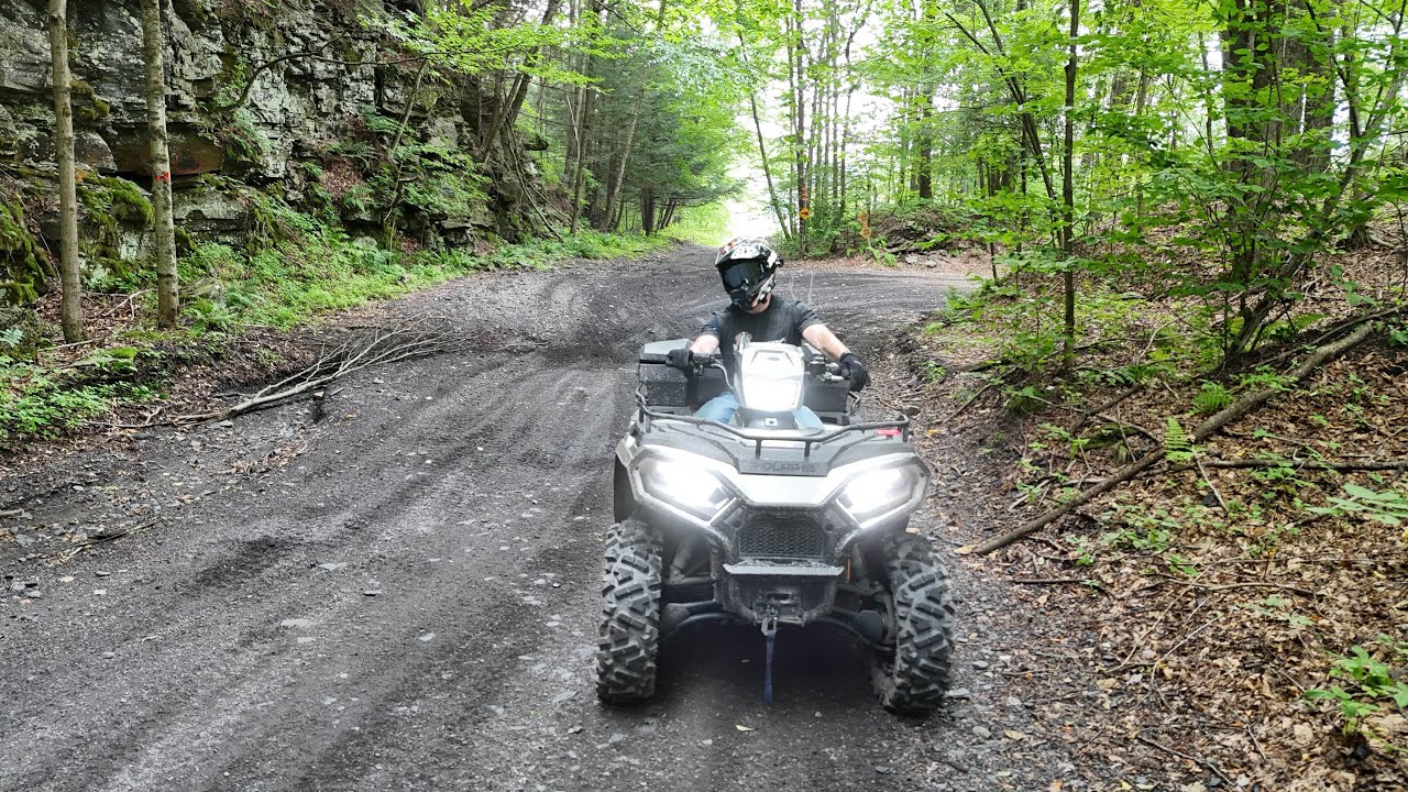 Seb’s ATV takes on the O & W Trail!!! 570 Polaris Sportsman Ultimate Edition!