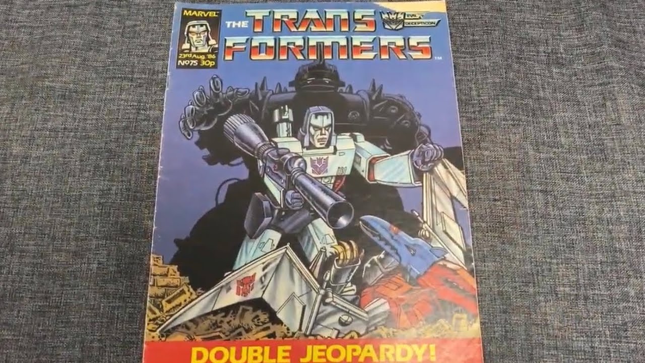 Transformers generation one issue 75 Marvel UK comic complete collection. G1 exclusive artwork story