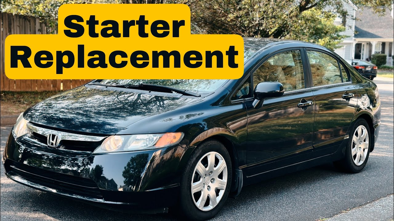 Замена стартера HONDA CIVIC 2006-2011