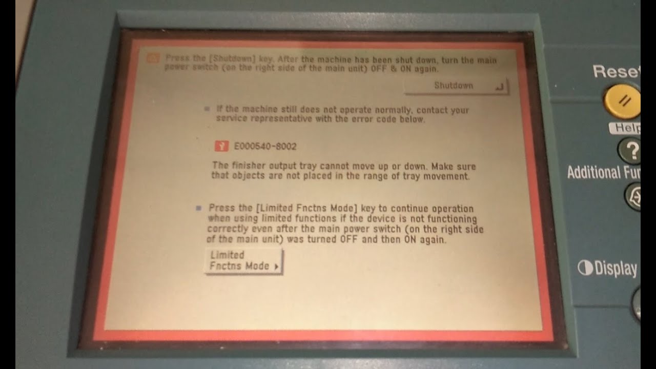 ir5055 error e000540-8002
