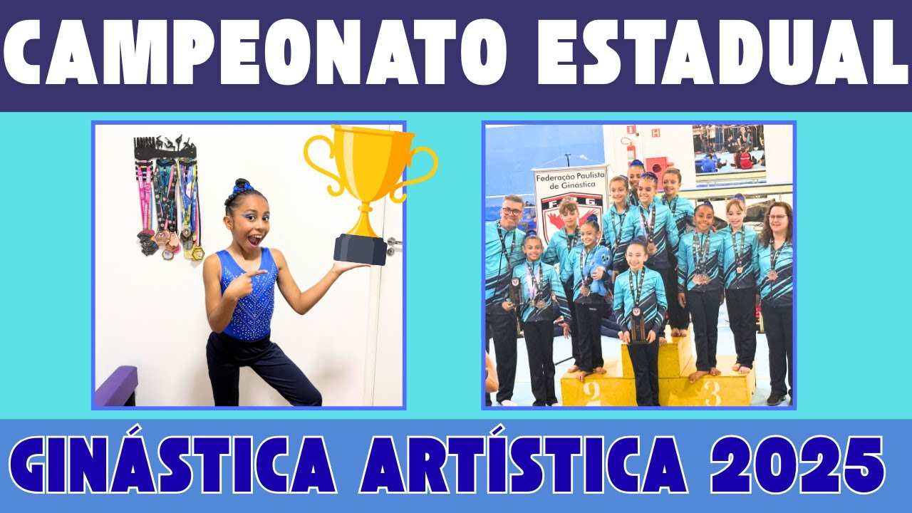 CAMPEONATO ESTADUAL DE GINÁSTICA ARTÍSTICA 2025 | SERÁ QUE FUI BEM ??