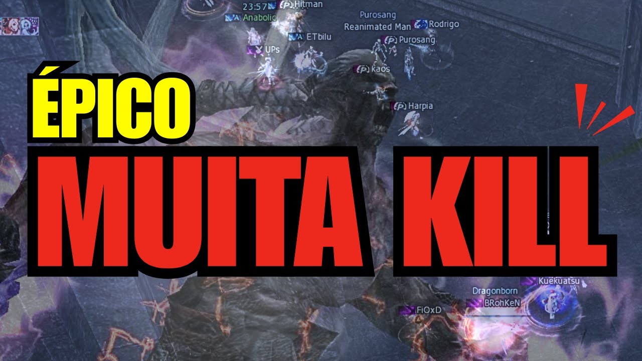 Treta ABSURDA no Baium! Muito PVP Épico | Lineage 2