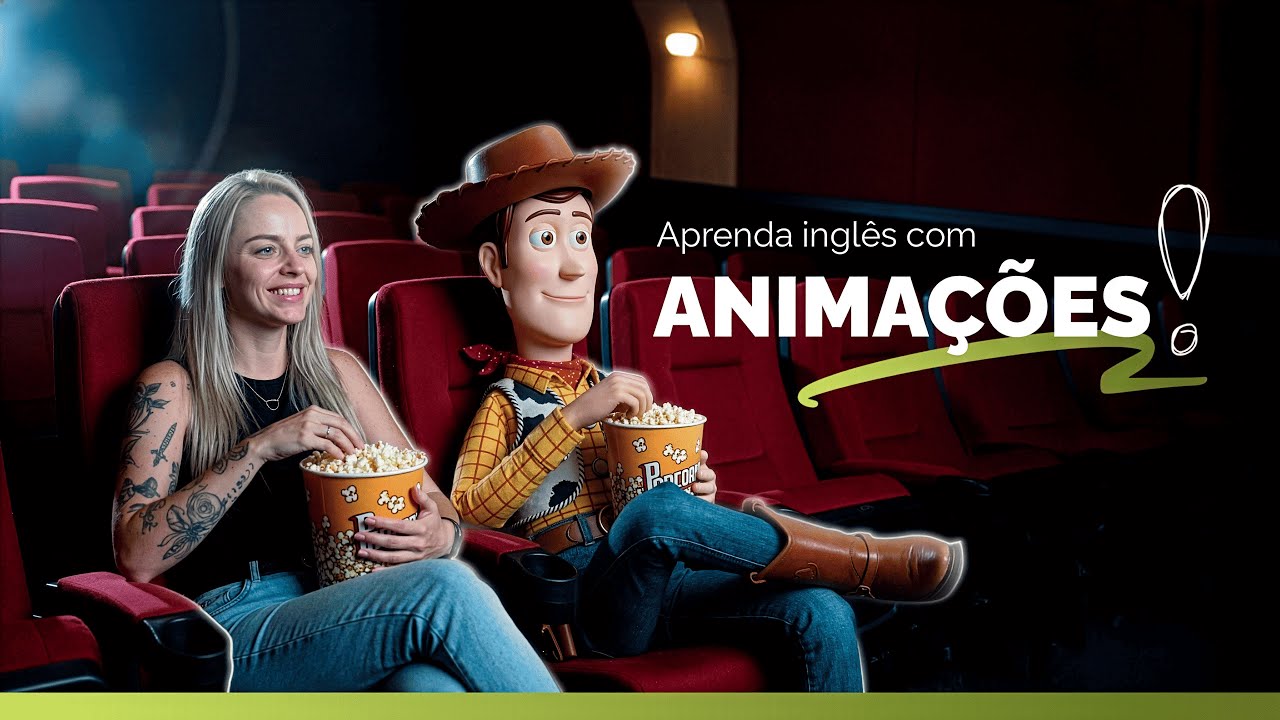 🎬🍿 Aprenda inglês com filmes de animação!