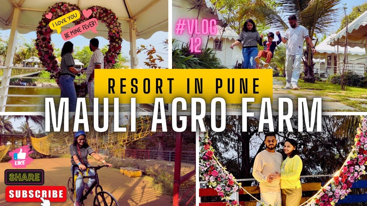 Mauli Agro Farm Resort | One day and Stay package near Pune🤩@1400/- | Everything in One Place😍| 4K
