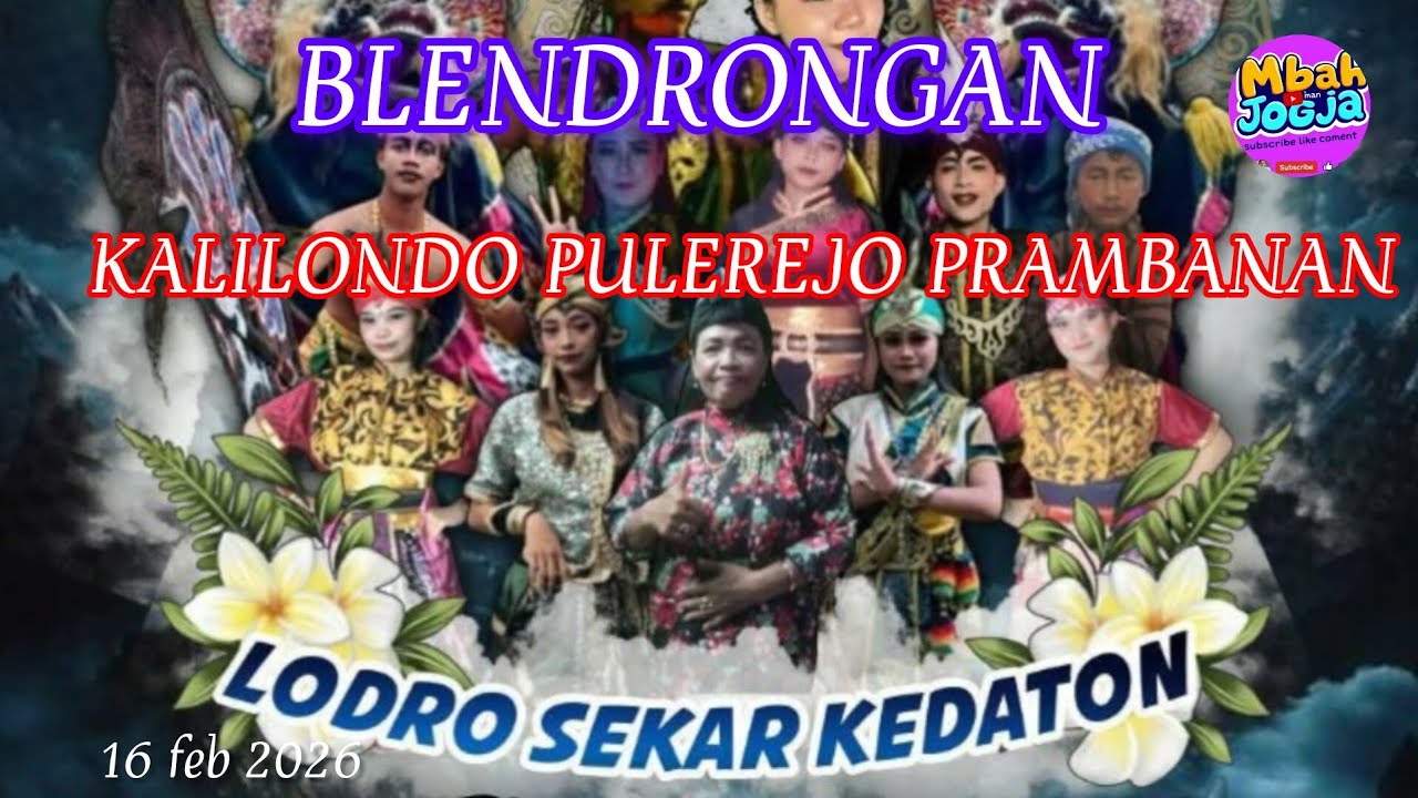 LODRO SEKAR KEDATON babak BLENDRONGAN perform KALILONDO PULEREJO PRAMBANAN SLEMAN #blendrongan #lsk