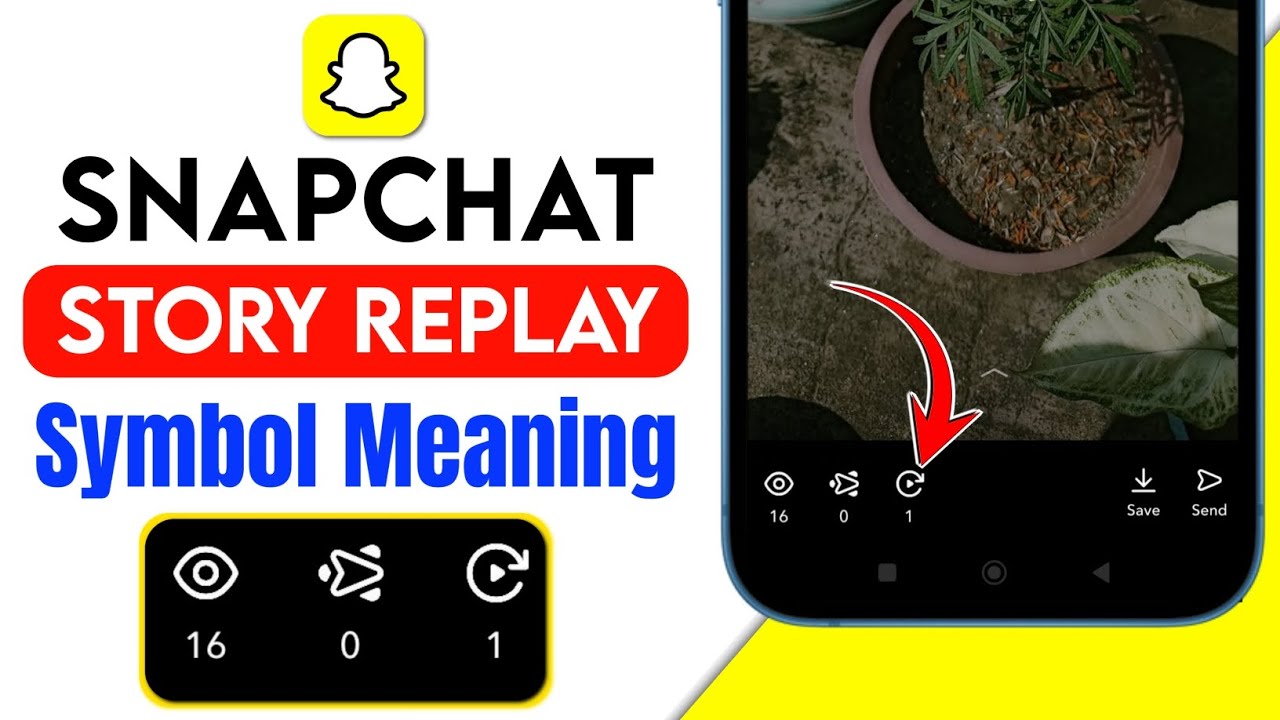 Snapchat Story Replay Symbol Meaning | Snapchat Story Replay Icon Explained | New Update
