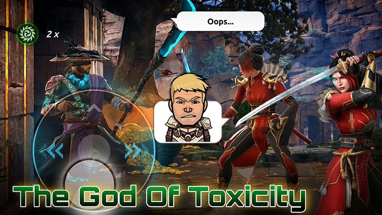 Shadow Fight Arena 4 : This Player is the God of Toxicity😠😡🤬😖(Met him Again)😖 | Toxic Players of Sfa