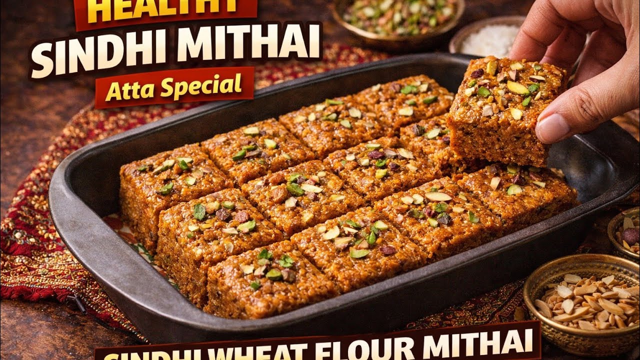 Gehun Atta Ki Sindhi Mithai | Winter Special Healthy Sweet | Traditional Sindhi Sweet