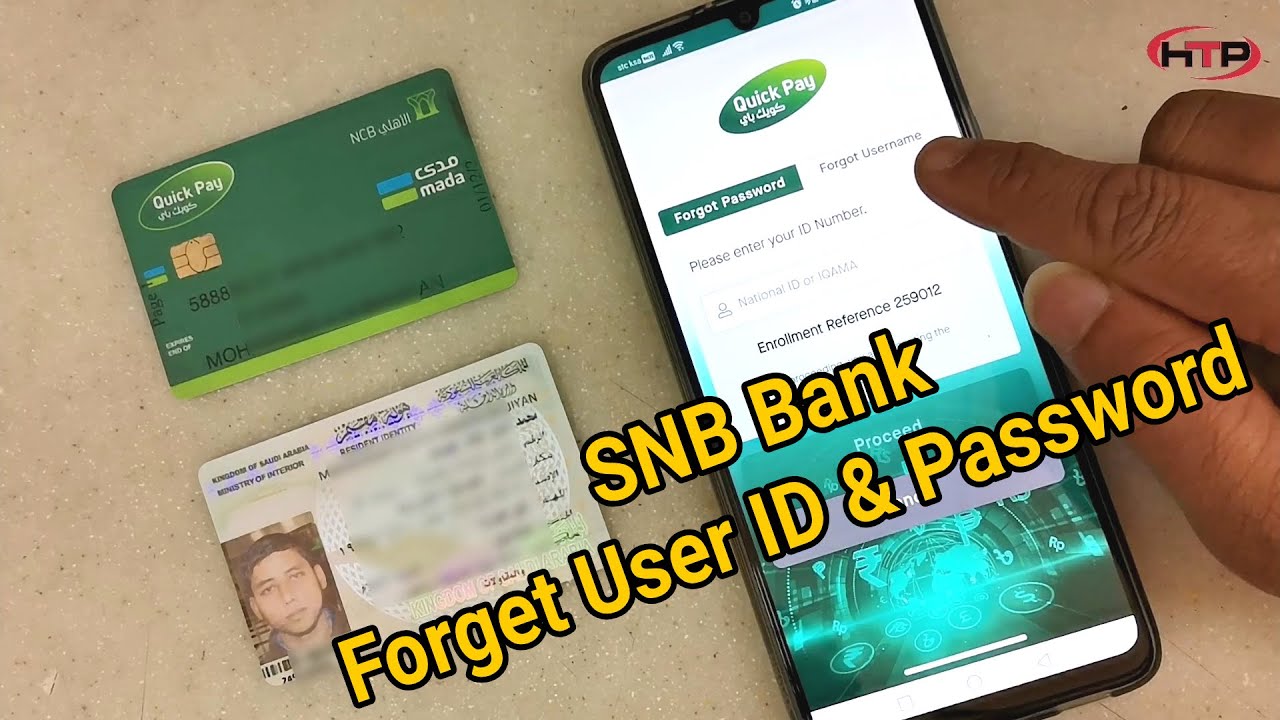 snb bank forget username and password