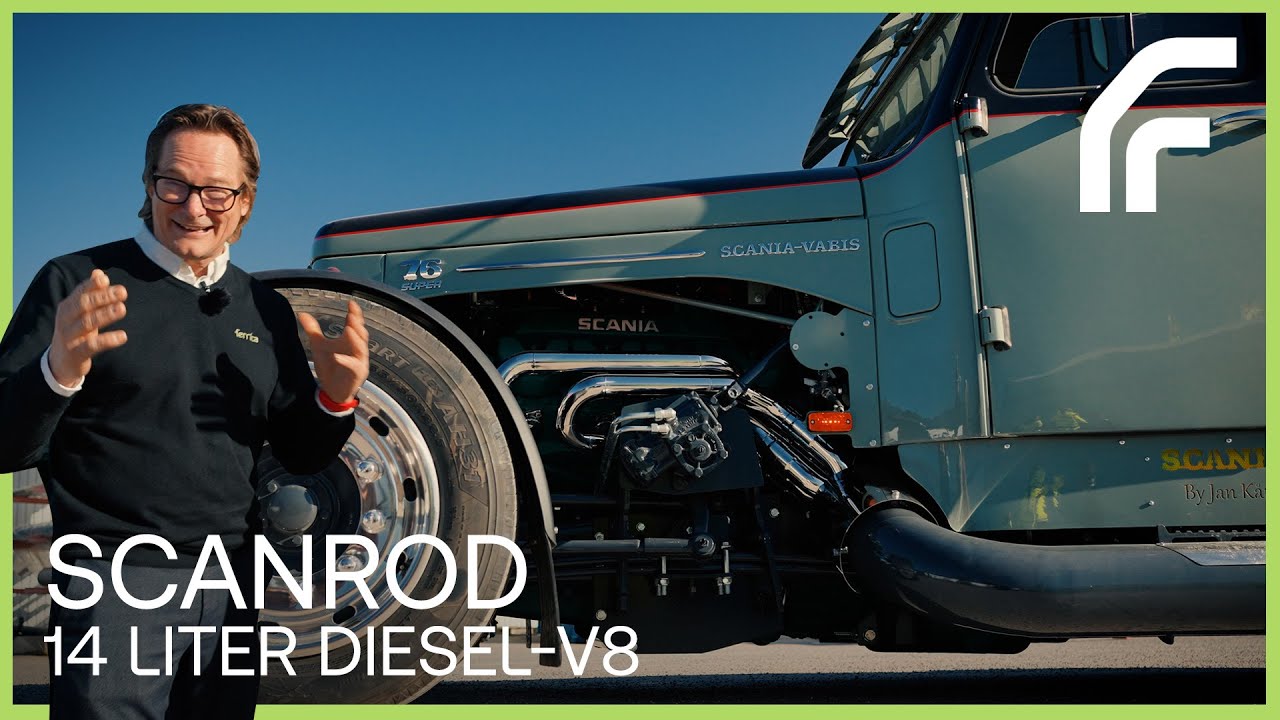 Scanrod med 14-liters diesel-V8 hos Ferrita!