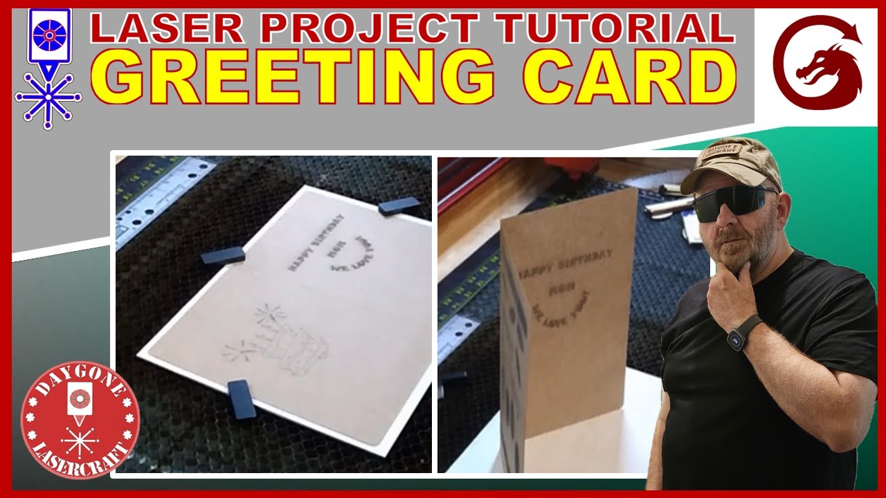 Engrave a Greeting Card | Beginner Laser Project #3