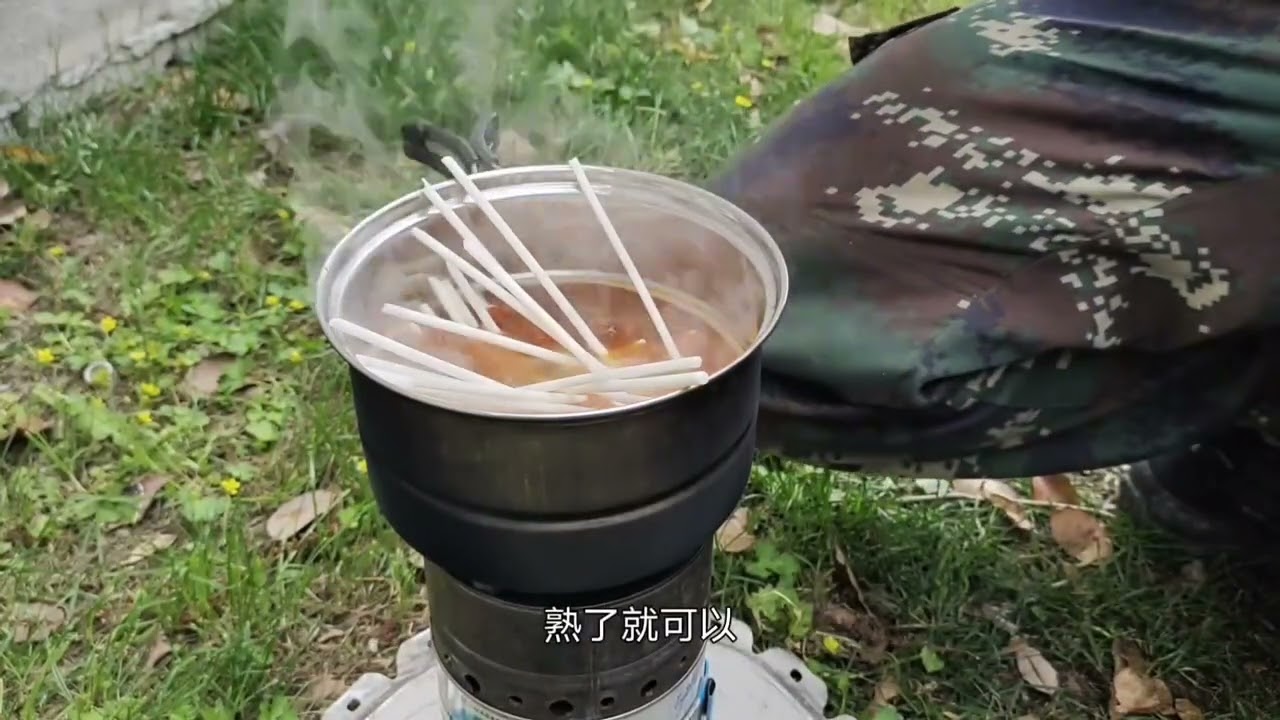 这个火焰有点稳，自制弹夹式三层炉体气化炉实战