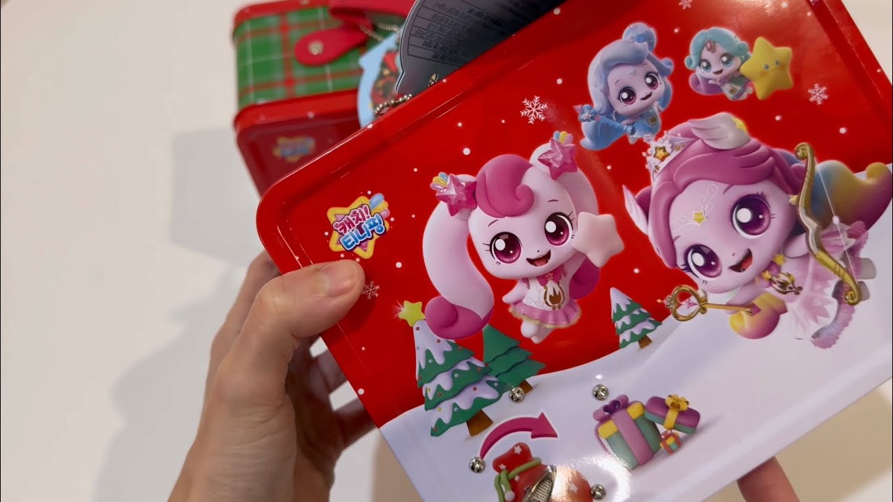So Cute! Teenieping Christmas Music Box Tin 🎄 | 티니핑 오르골 틴케이스 언박싱