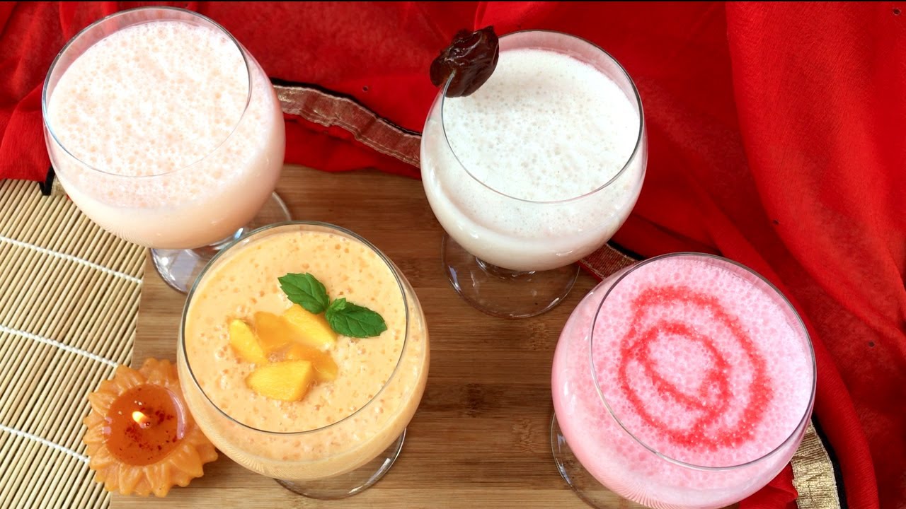 ইফতারের জন্য সহজ ও ঝটপট ৪ ধরনের লাচ্ছি || Bangladeshi Lassi Recipe || Lassi || Yogurt Drinks