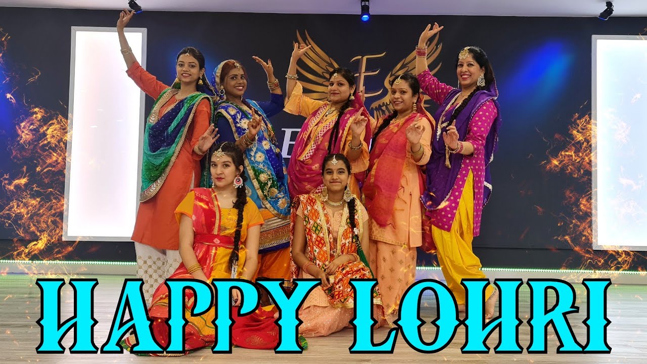 Lohri special l Euphoria dance & fitness studio l Punjabi Gidda l  Traditional l Ni me nacha nacha