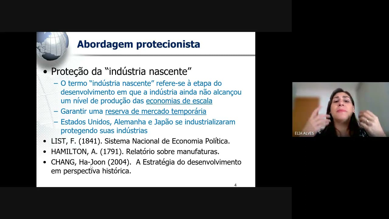 #Economia Internacional I  Teorias protecionistas - estruturalismo; termos de troca; escola cepalina