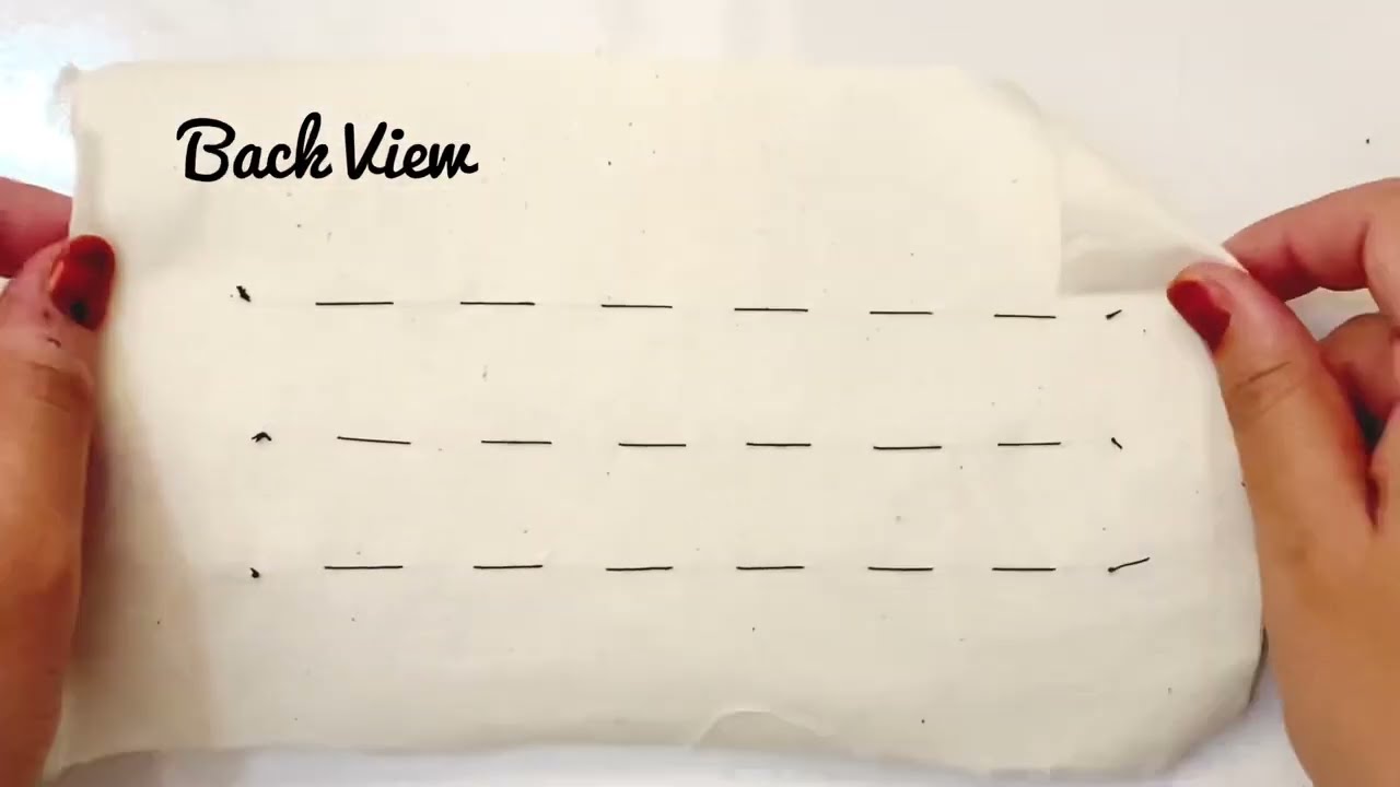 How to sew an Even Tacking