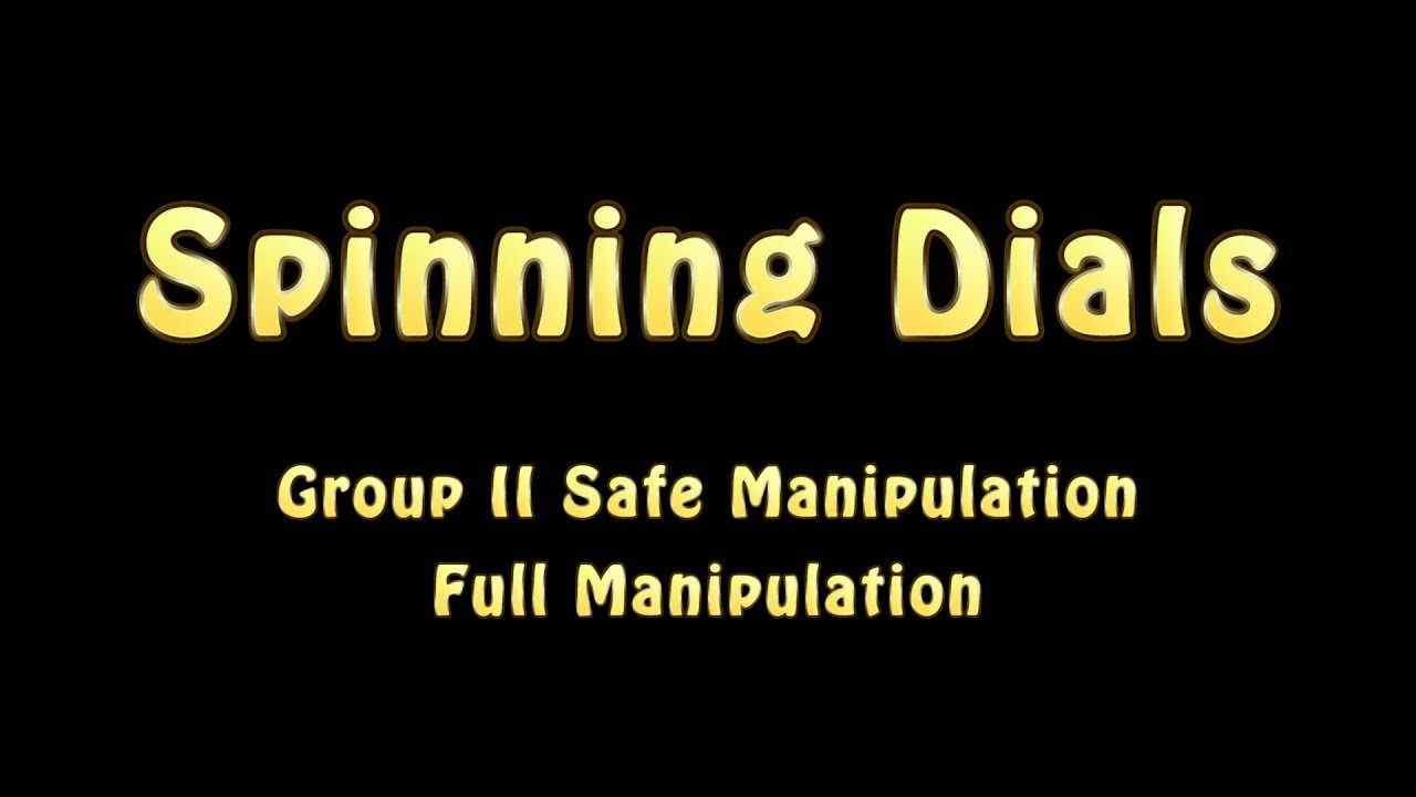 Group 2 Safe Manipulation Course - Part 6 - Full Manipulation