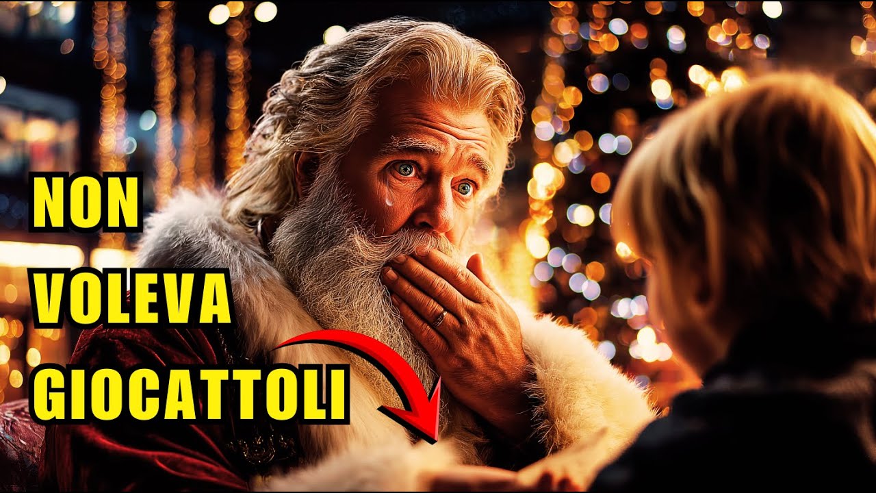 Il Bambino sussurra un segreto a Babbo Natale: Il centro commerciale si ferma!