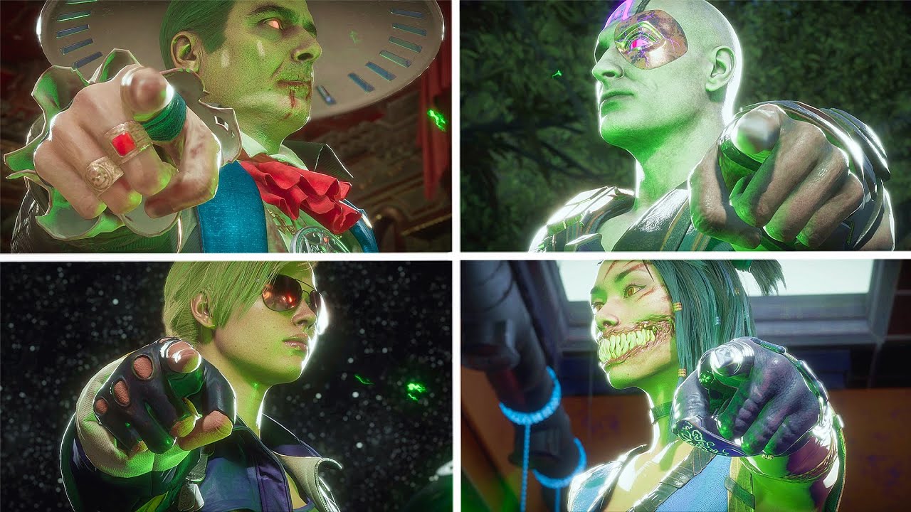 Mortal Kombat 11 - All Performs Shang Tsung 