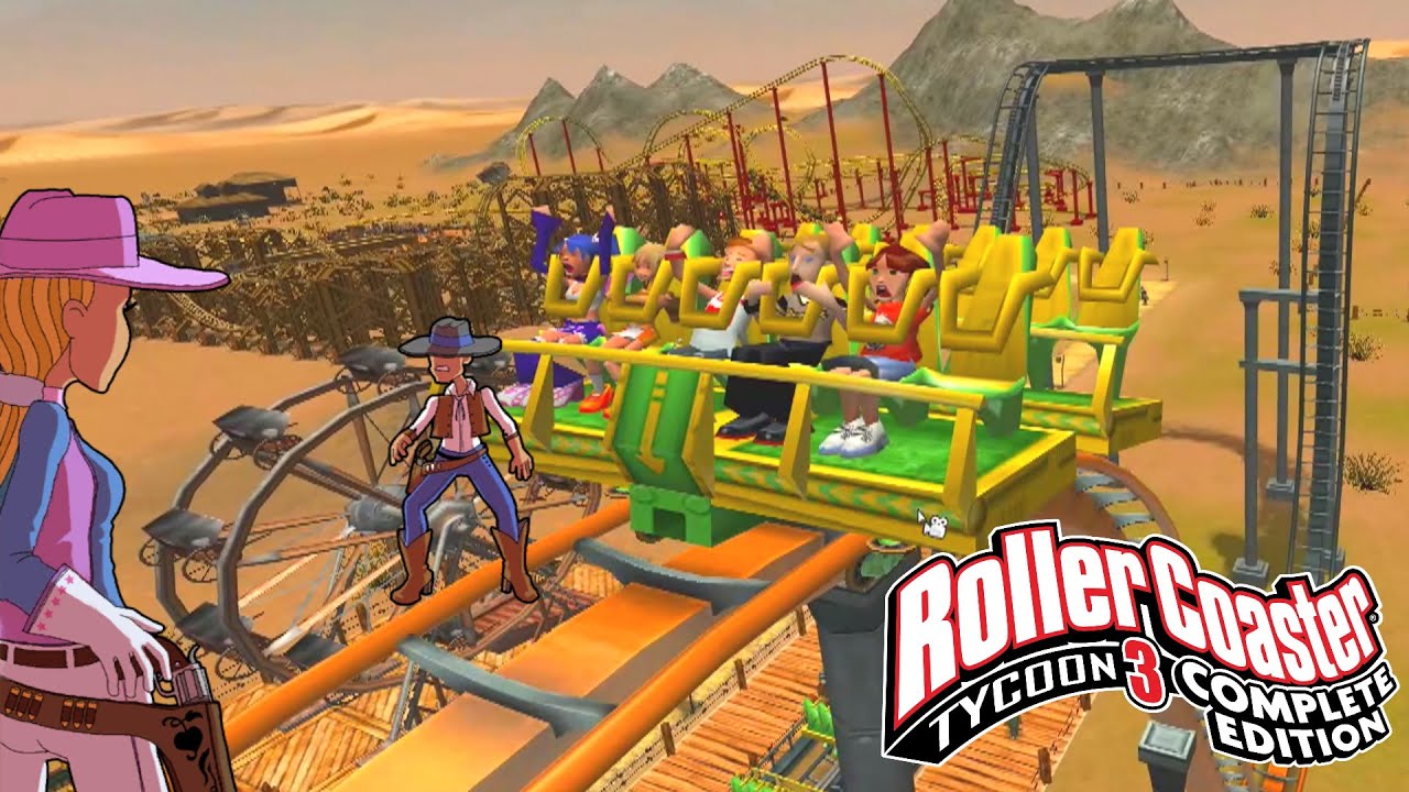 Roller Coaster Tycoon 3 Complete Edition - Gunslinger Playthrough (1080p 60fps)