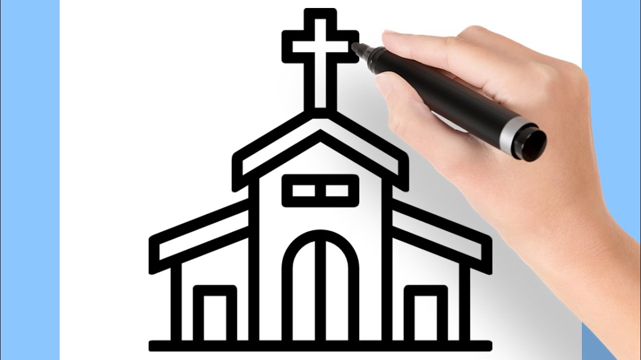 COMO DESENHAR UMA IGREJA