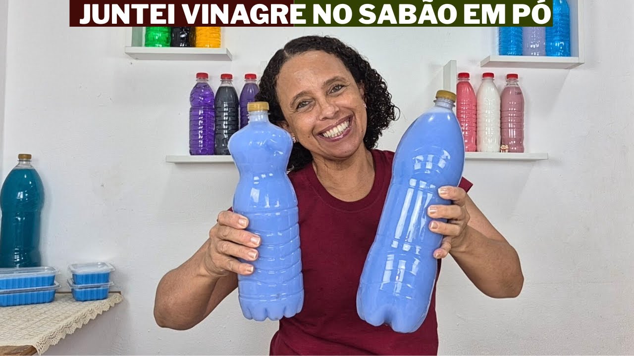 Coloquei Vinagre no Sabão em Pó Nunca Mais Faço de Outro Jeito
