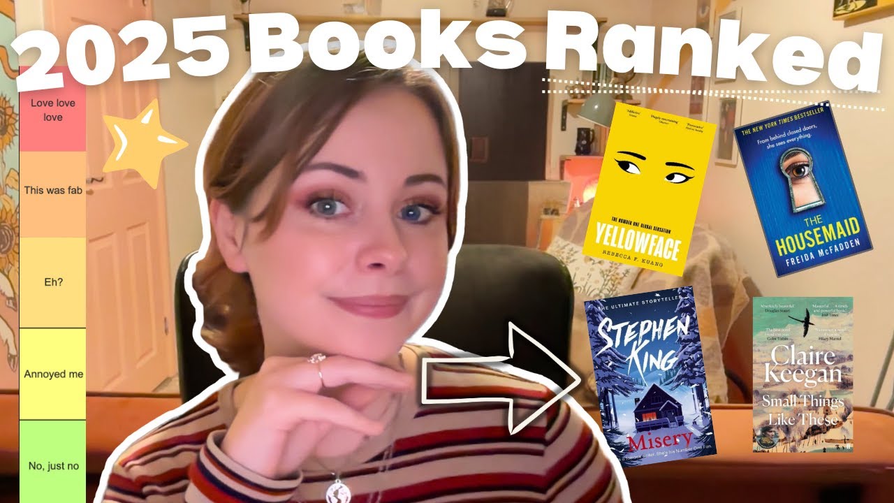 Tier Ranking the 29 Books I Read This Year to Find My Best Books of 2025