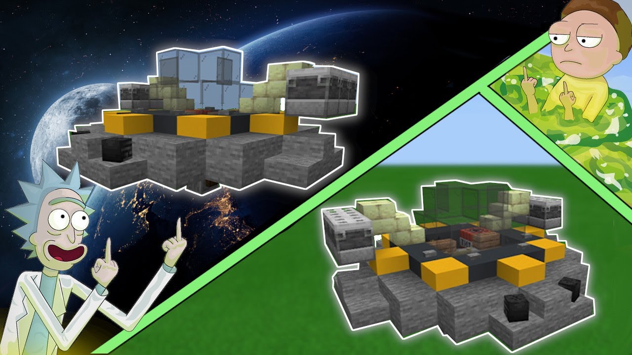 Minecraft Rick and Morty Spaceship | Tutorial | ''jeder braucht einen Morty''