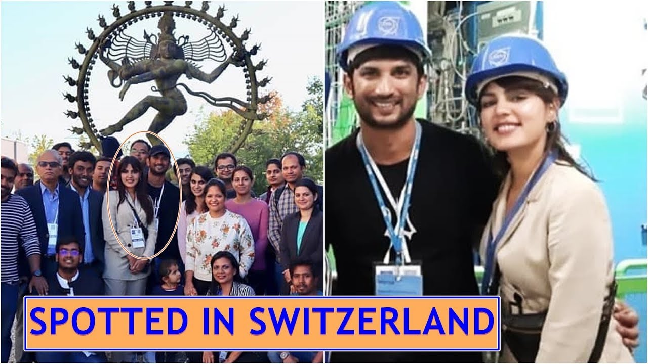 Sushant Singh Rajput and rumoured girlfriend Rhea Chakraborty get clicked together in Switzerland