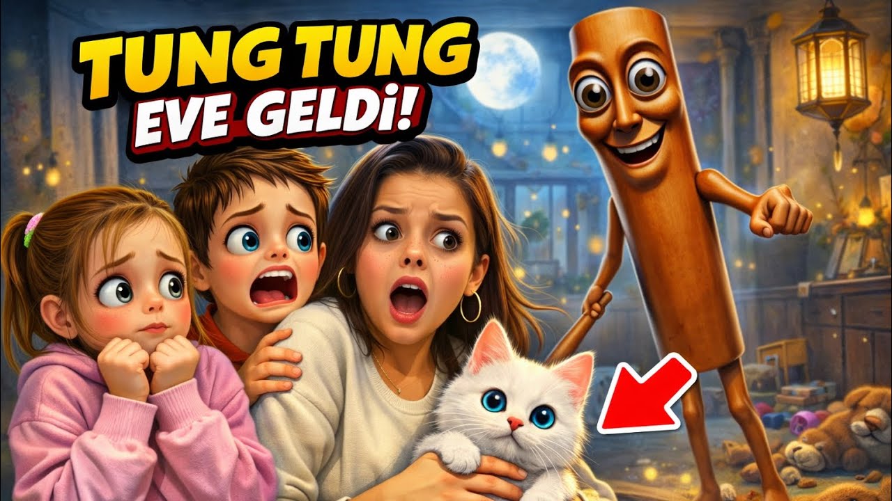 TUNG TUNG SAHUR KAPIYI ÇALDI‼️KEDİMİZİ ARIYOR🙀 EVDE BÜYÜK PANİK‼️
