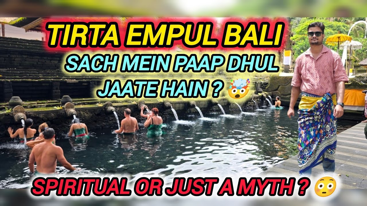 Tirta Empul Temple Bali 🇮🇩 | Holy Water Purification | Full Guide, Price & Ritual