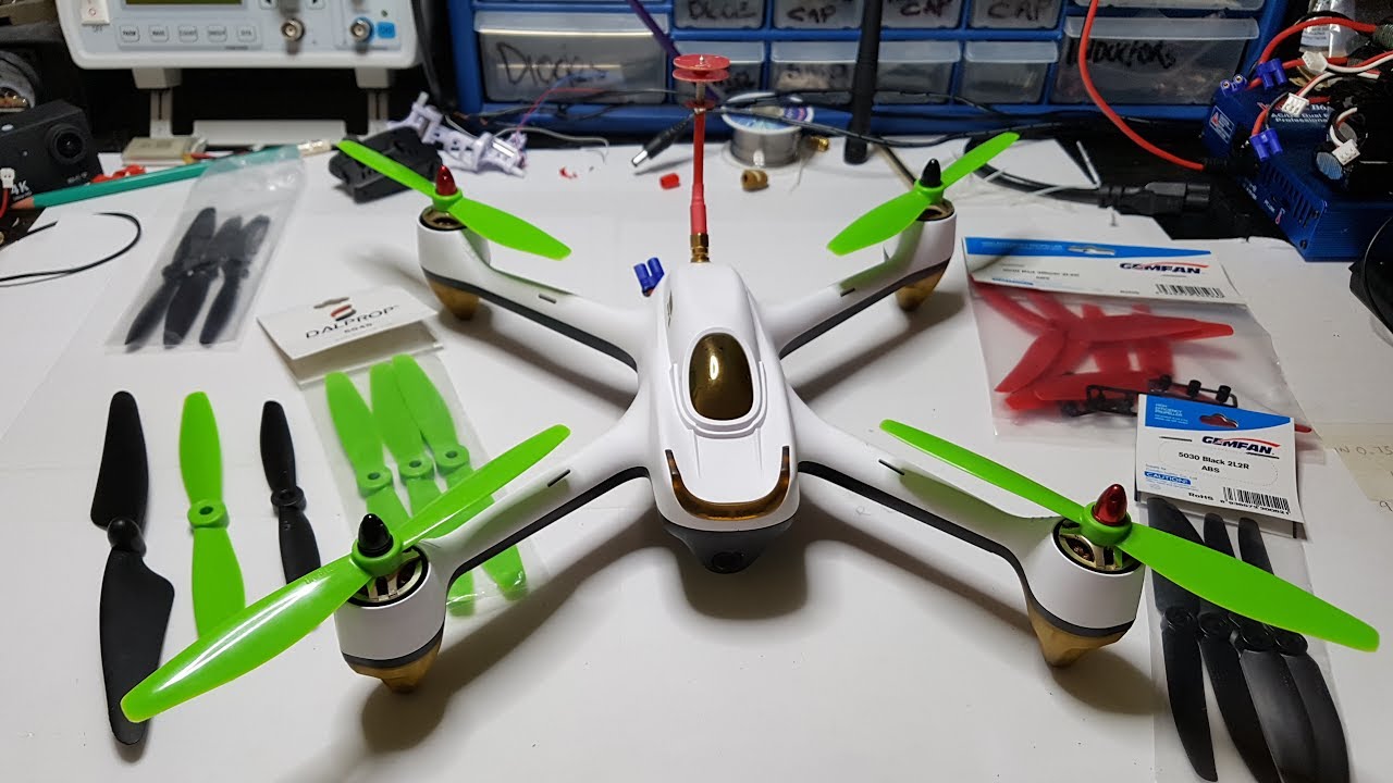 Hubsan H501S Different Props & Camera Angle