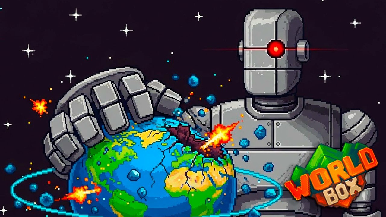 Deixei a GEMINI controlar o WORLDBOX!