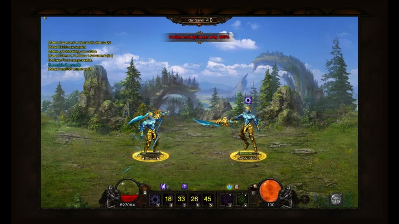 В игре Legend Online Reborn Эпидемид дает урок по игре (Warrior W Hercules).