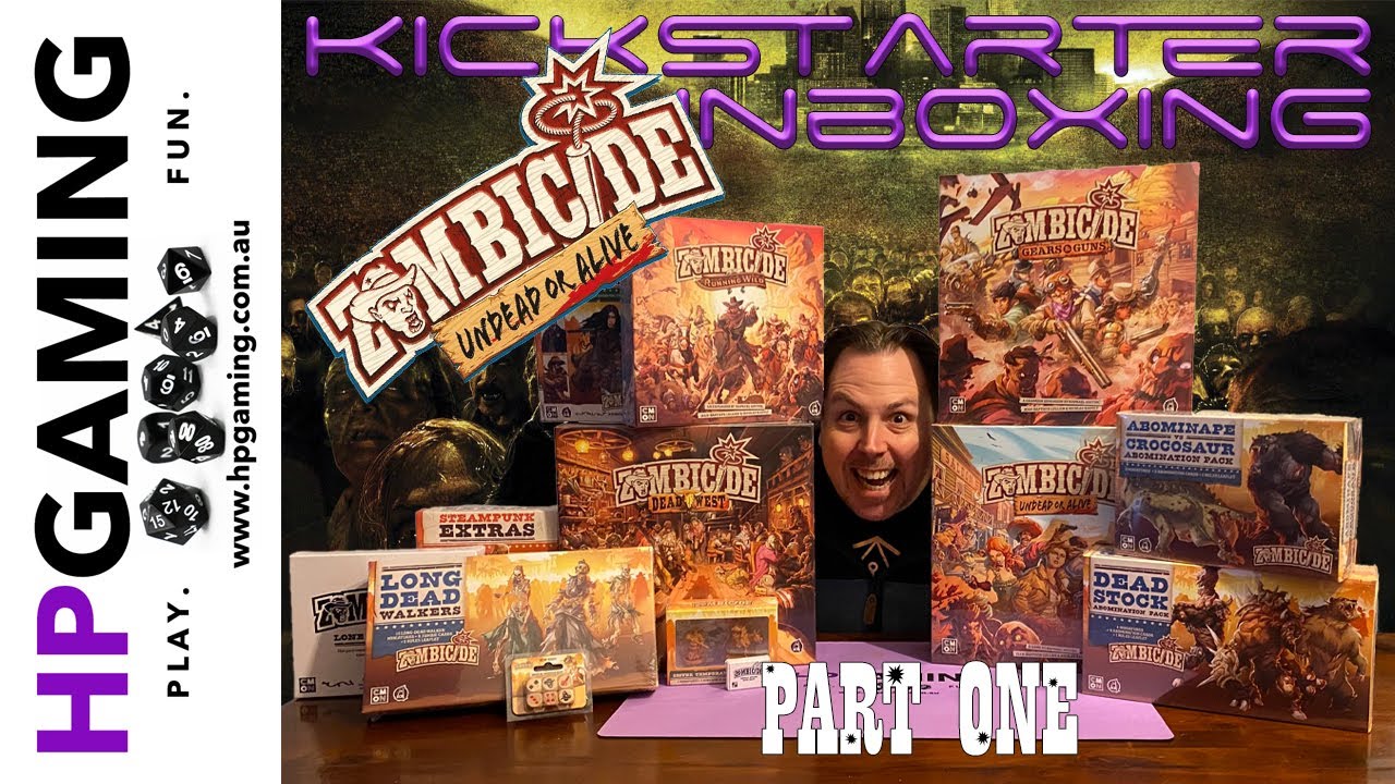 GameLINK! | Unboxing | Zombicide Undead Or Alive Kickstarter Pt. 1