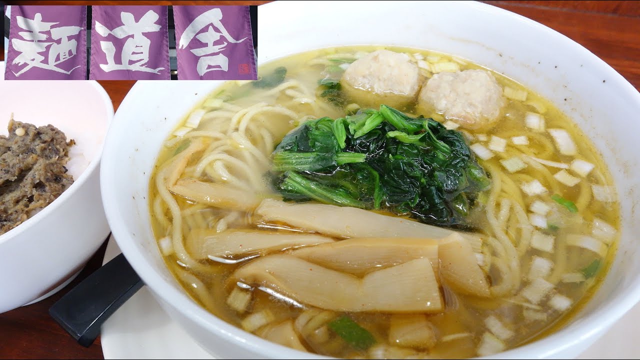 【ワンコイン朝ラー！】「麺道舎 ぜくう」朝ラー限定500円ラーメン塩＋サービス煮干おかかライス【青森ラーメン】