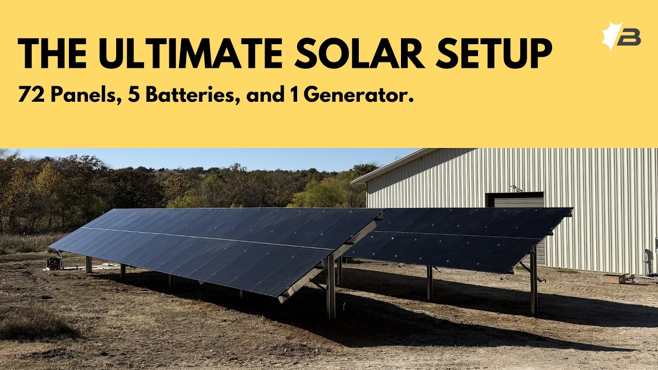Inside a 32kW Solar + 80kWh Battery MICROGRID!