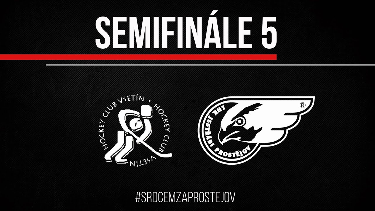 5.semifinále: Valašský hokejový klub - LHK Jestřábi Prostějov