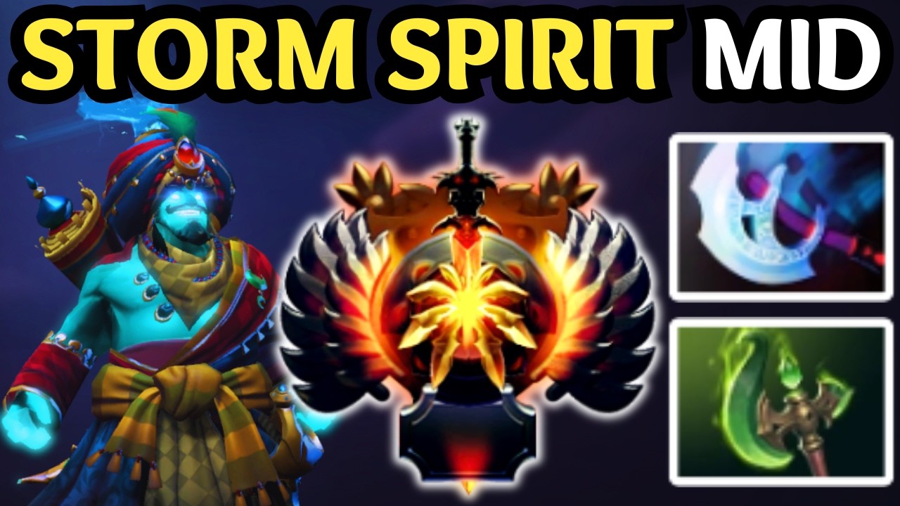 🔥 ZIP IN, ZIP OUT — STORM SPIRIT MID GAMEPLAY | DOTA 2 🔥
