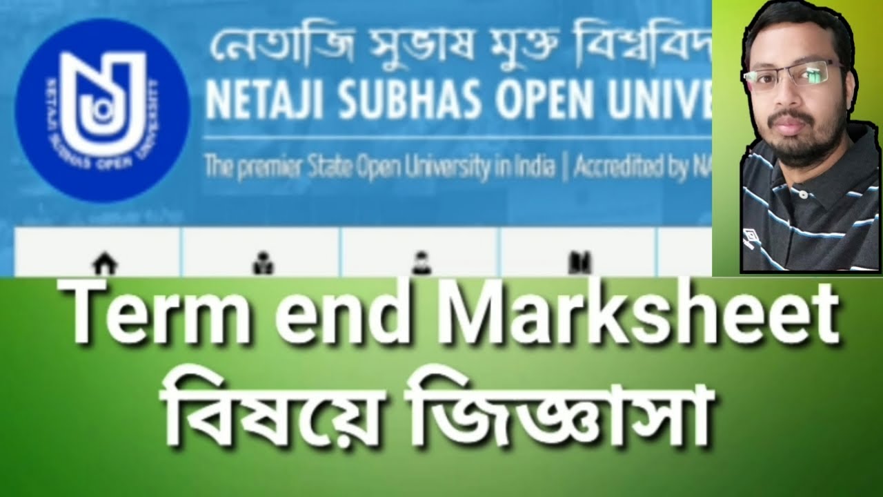 netaji subhas open university marksheet related QNA