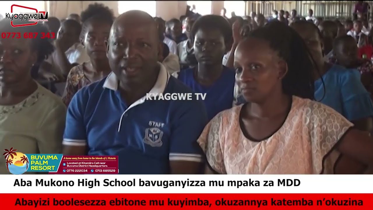 Aba Mukono High School bavuganyizza mu mpaka za MDD