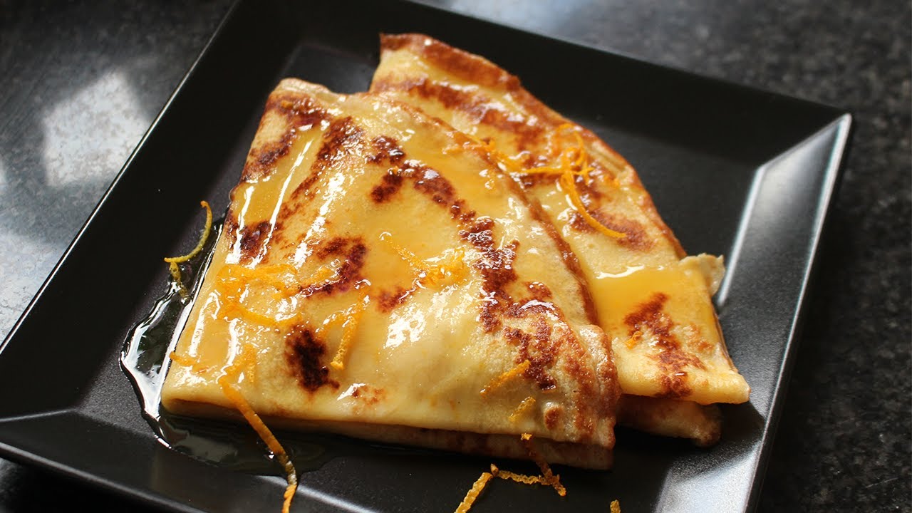 Recette des crêpes Suzette