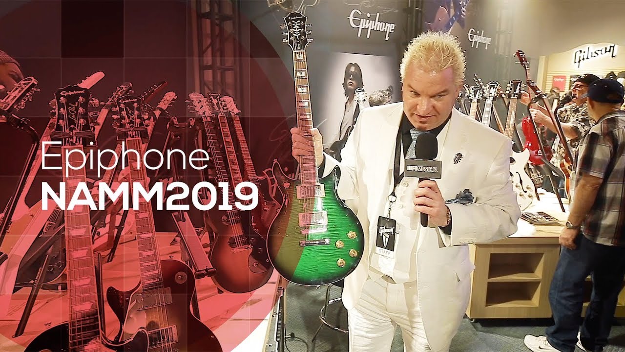 Epiphone 2019 i Dr. Epiphone dla Infogitary o nowościach (NAMM)