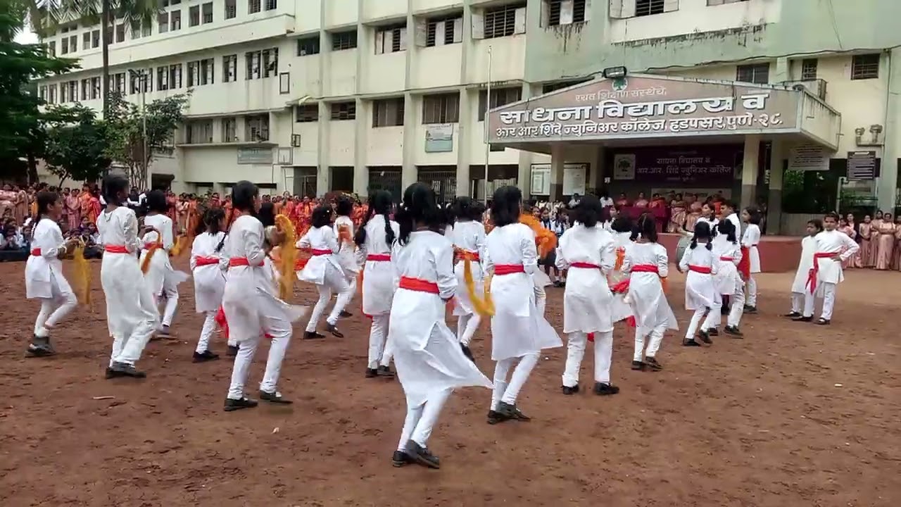 झांज पथक||साधना कन्या विद्यालय,हडपसर||कर्मवीर भाऊराव पाटील जयंती