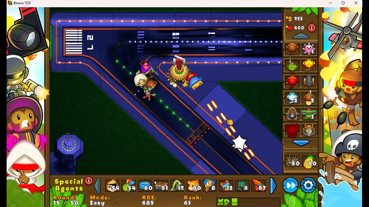 BTD5 hard map beaten February 22nd 2026 aimmal